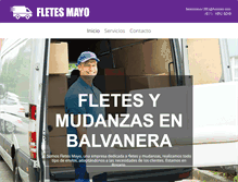 Tablet Screenshot of fletesmayo.com